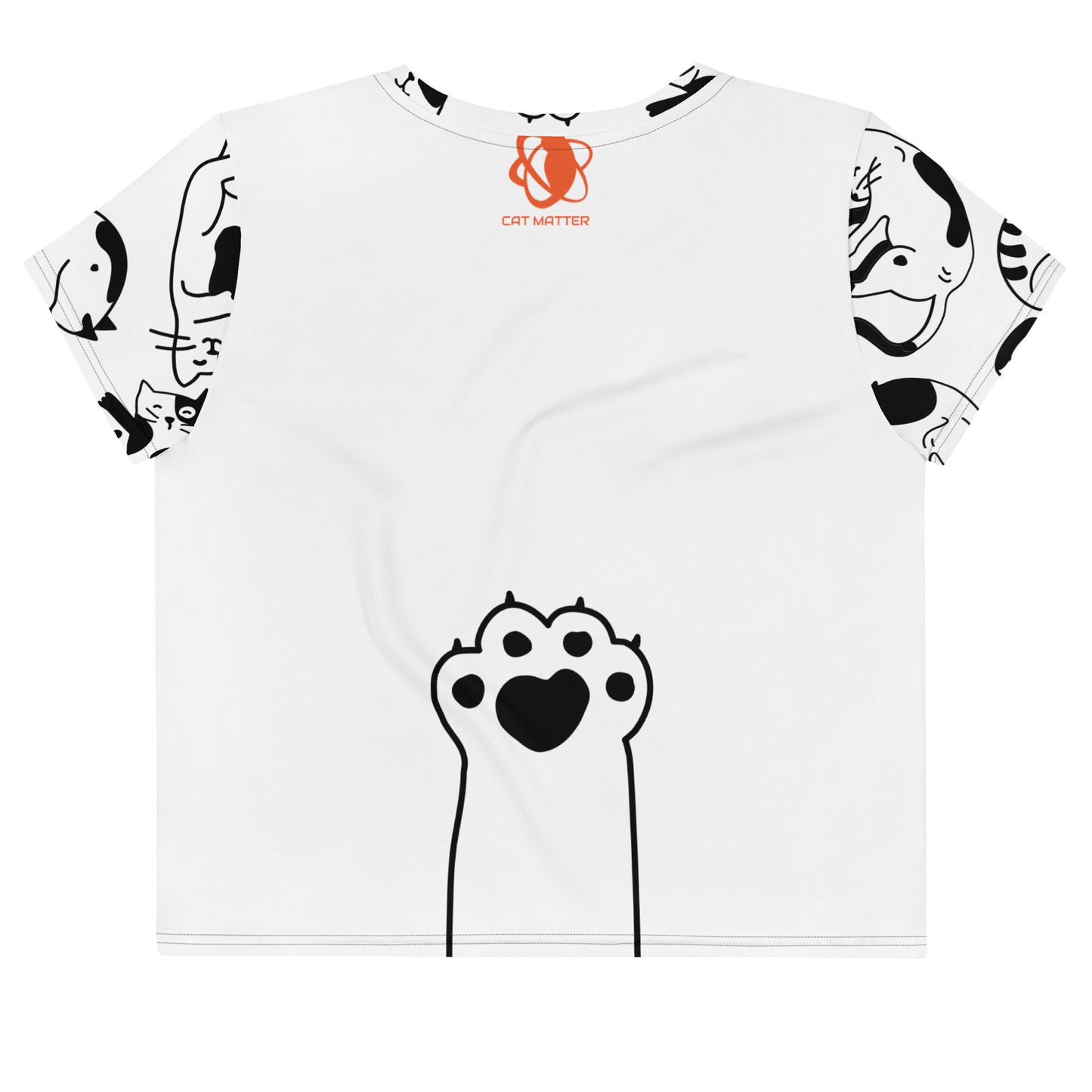 Cats! All-Over Print Crop Tee