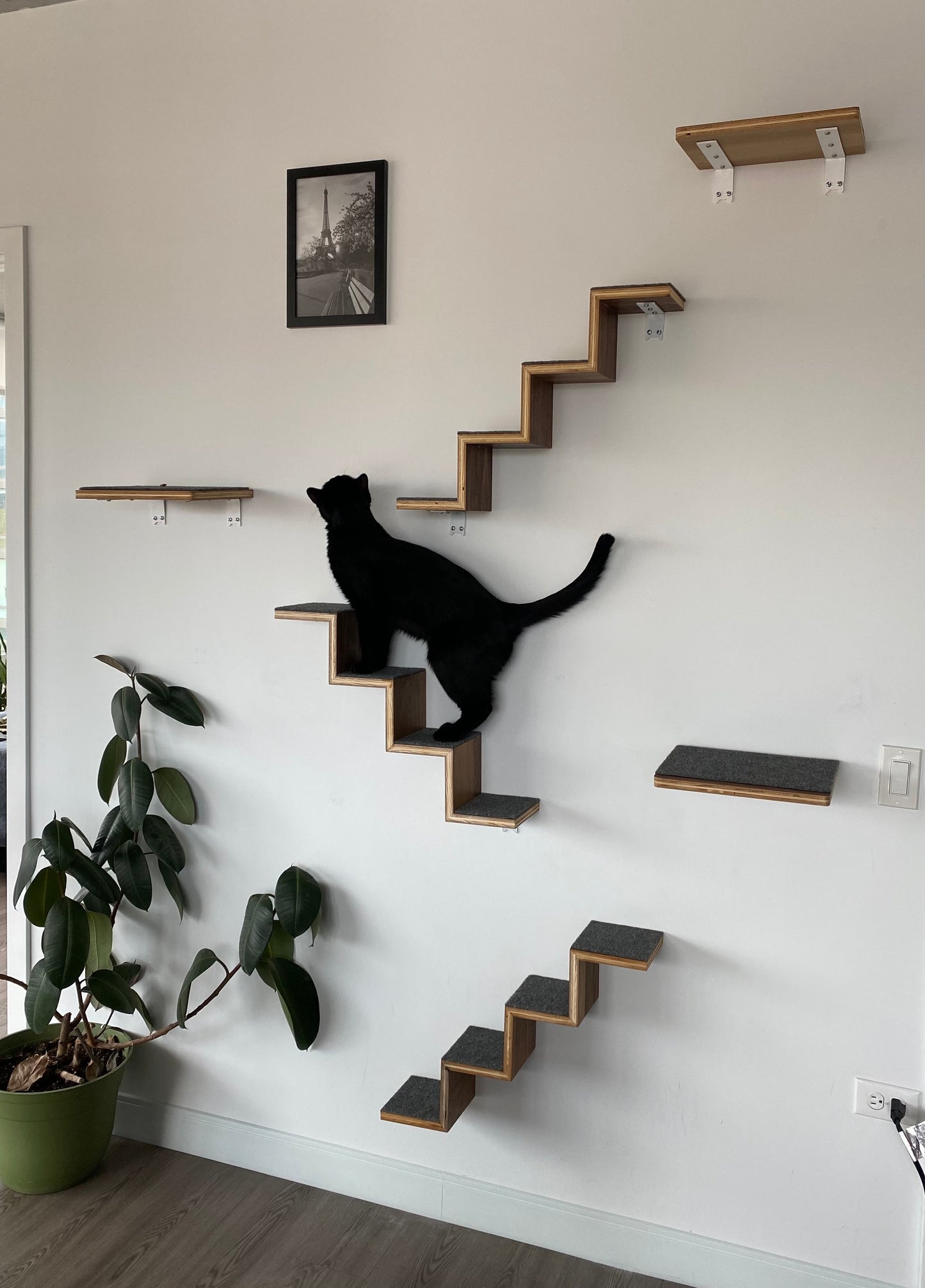 Kitty Steps - Wall Mounted Cat Terrain