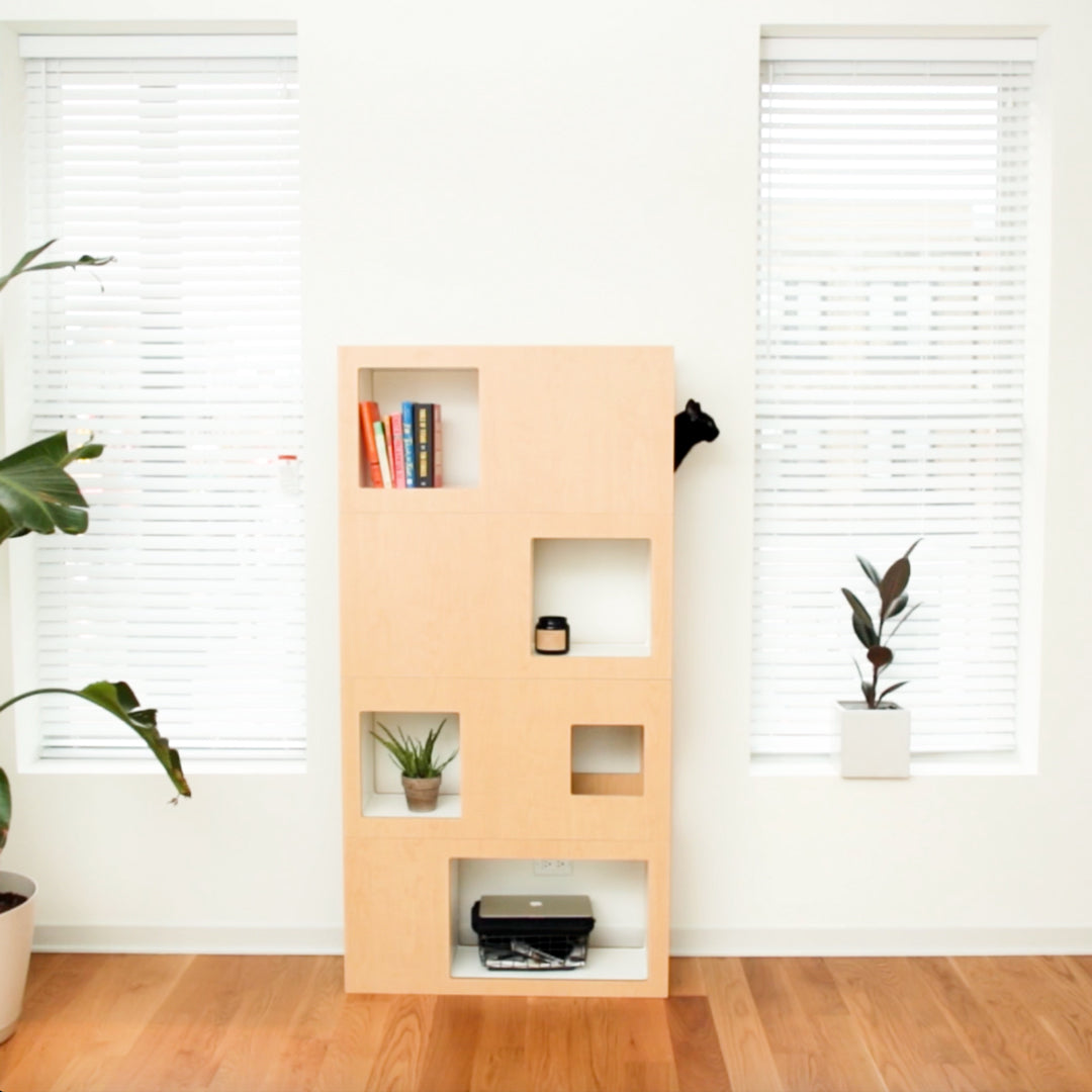 Cat Case™ Bookcase with Hidden Cat Tree / Cat Tower