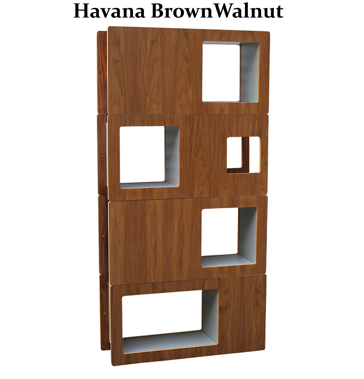 Unique 5 module Combination Configuration Cat Case Bookcase with Hi Cat Matter