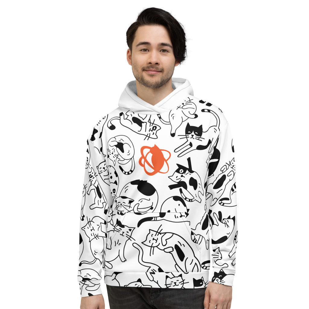 Cats! All over! Unisex Hoodie | Matter Cat