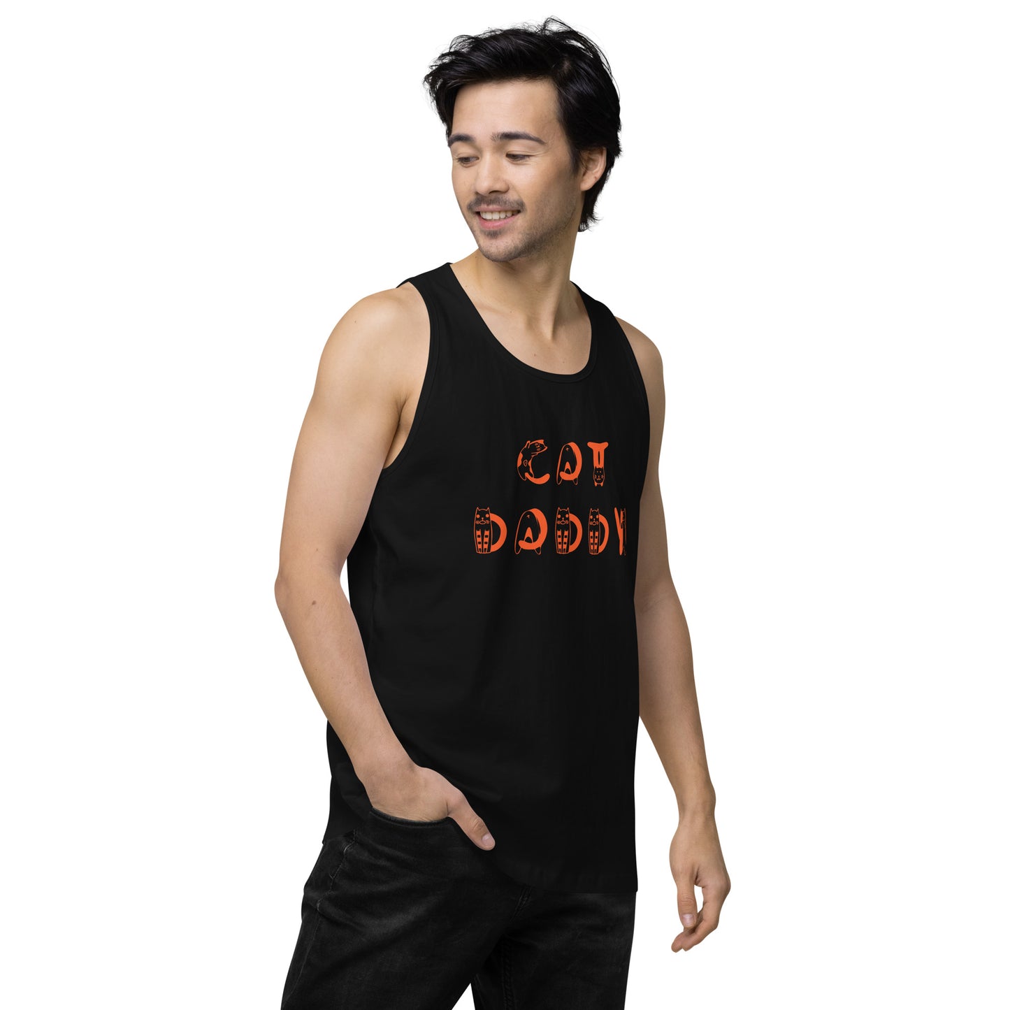 Cat Daddy - Men’s premium tank top