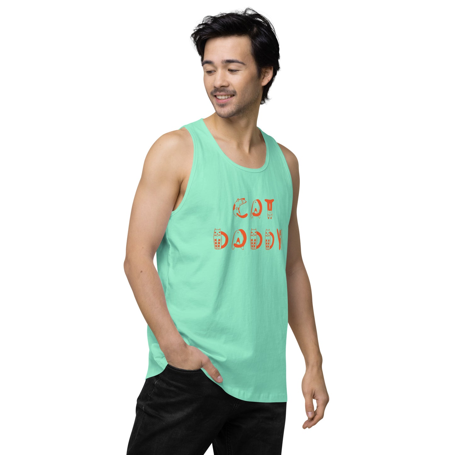 Cat Daddy - Men’s premium tank top