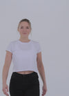 All Over Print Crop Tee (model size S).mp4