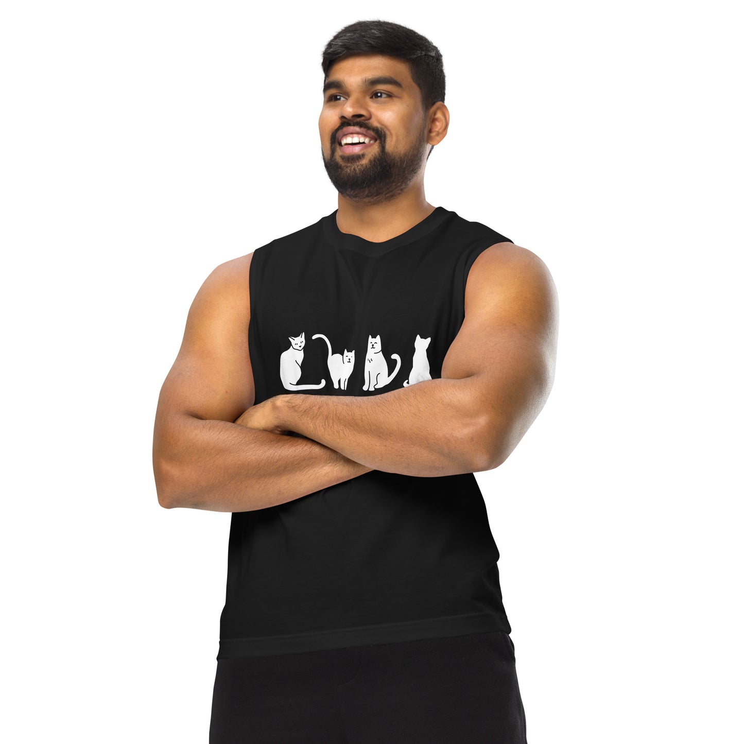 Cat Dad Muscle Shirt