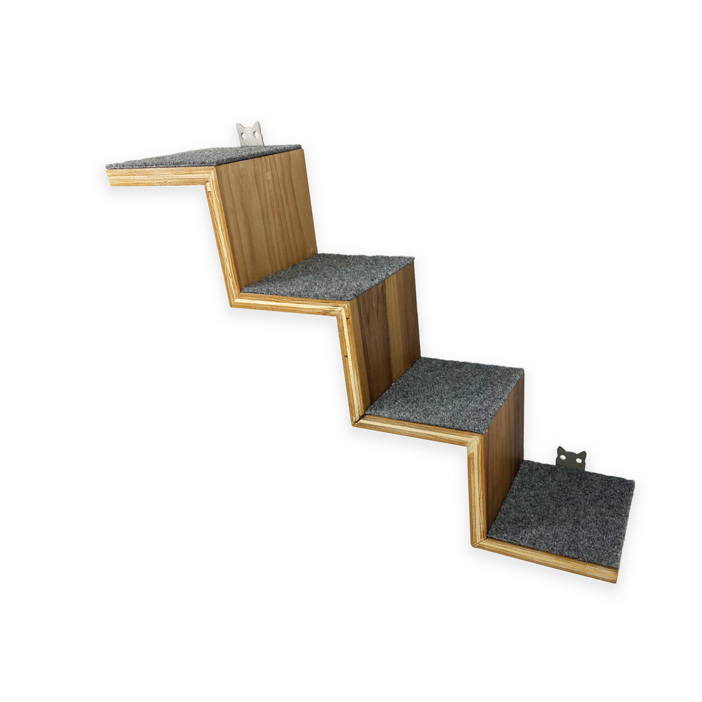 Kitty Steps Wall Mounted Cat Terrain Cat Matter